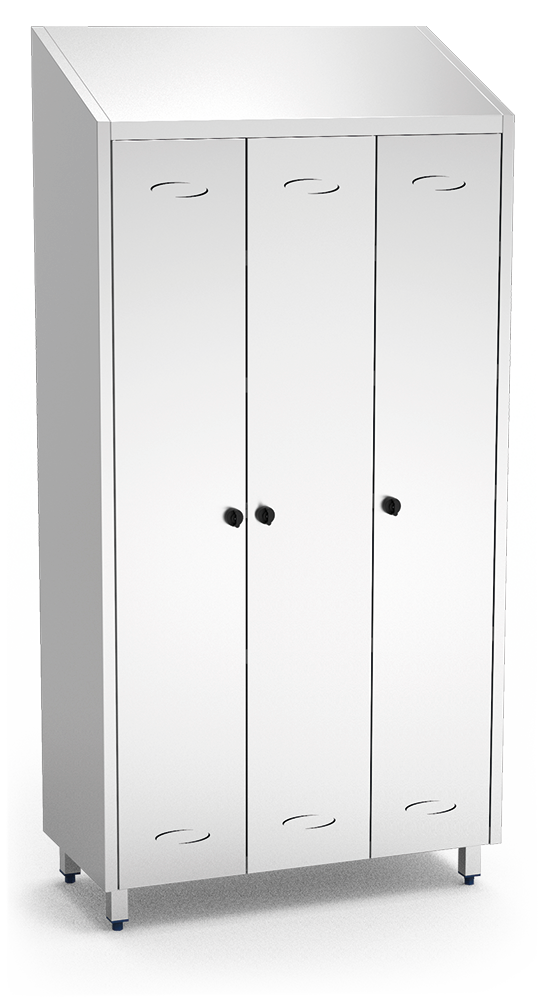 Stainless steel disinfectant wardrobe for tools and shoes