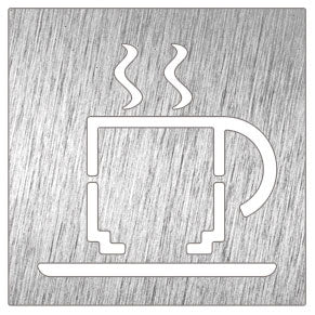 Pictogramme inox - Cafétéria