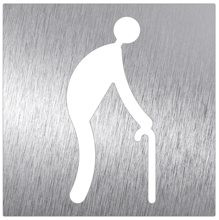 Pictrogramme inox - Personnes âgées