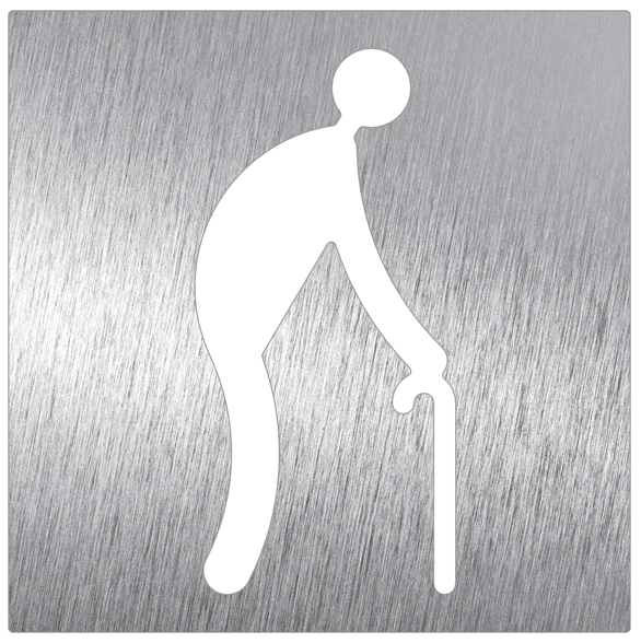 Pictrogramme inox - Personnes âgées