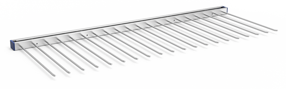 Porte tasses et verres à pied en tige inox