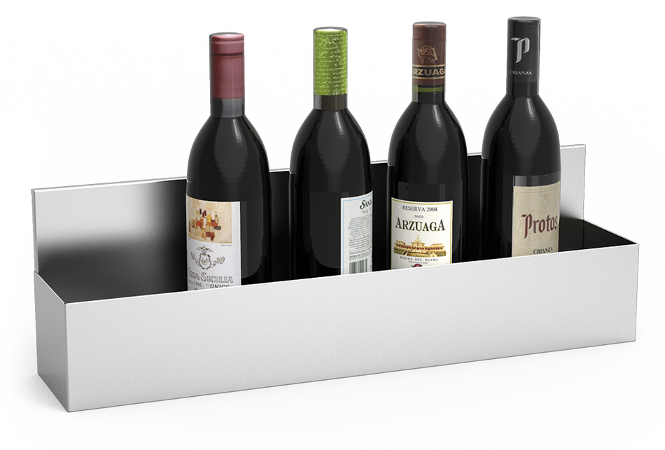 Portabottiglie in acciaio inox da appoggiare 