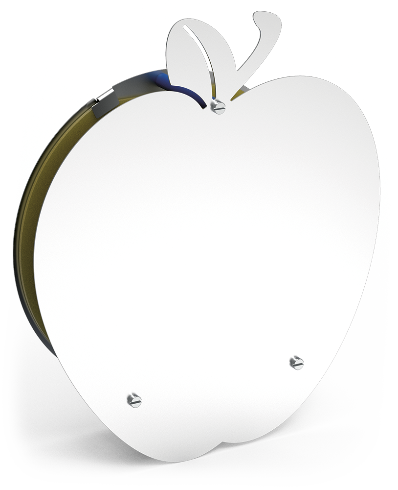 Stainless steel insect exterminator decorative apple model