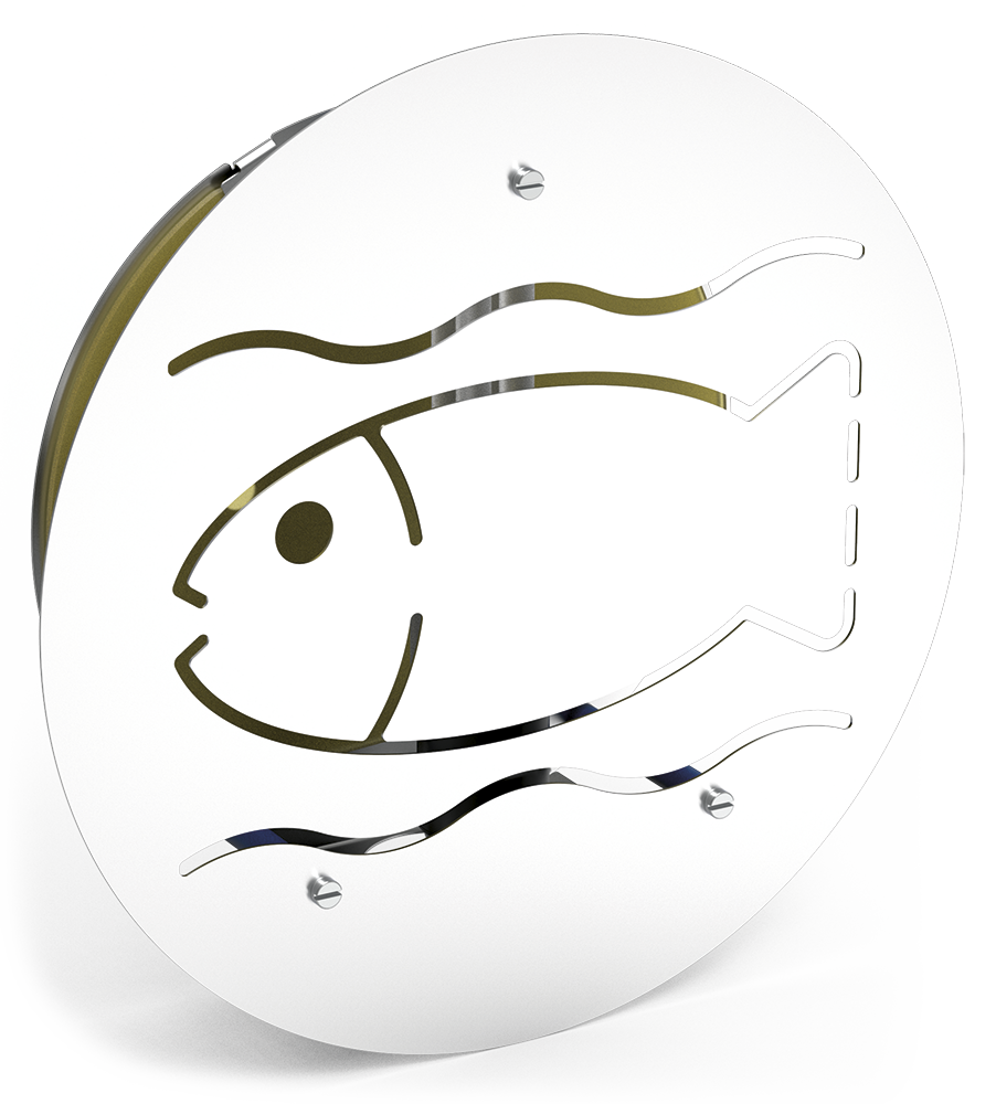 Stainless steel insect exterminator decorative fish shop model