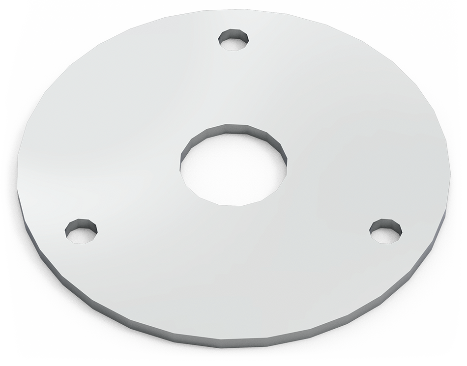 Plaque ronde