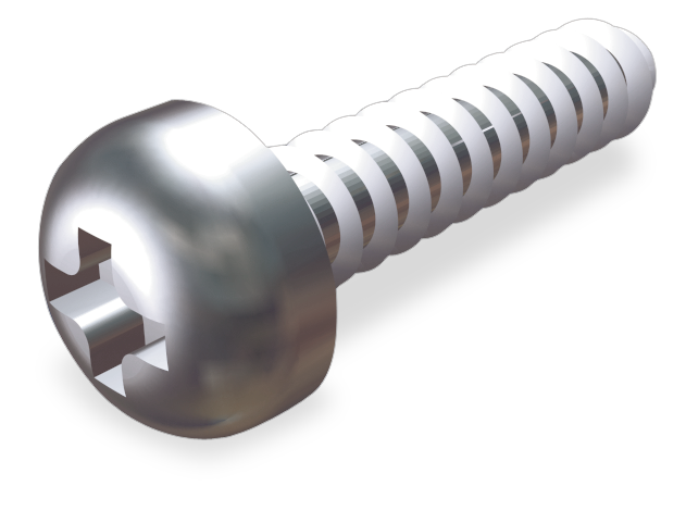 Parafuso inox rosca para chapa 