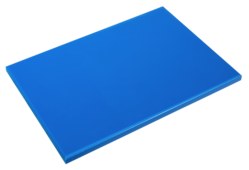 Plaque de découpe en polyéthylène bleu P