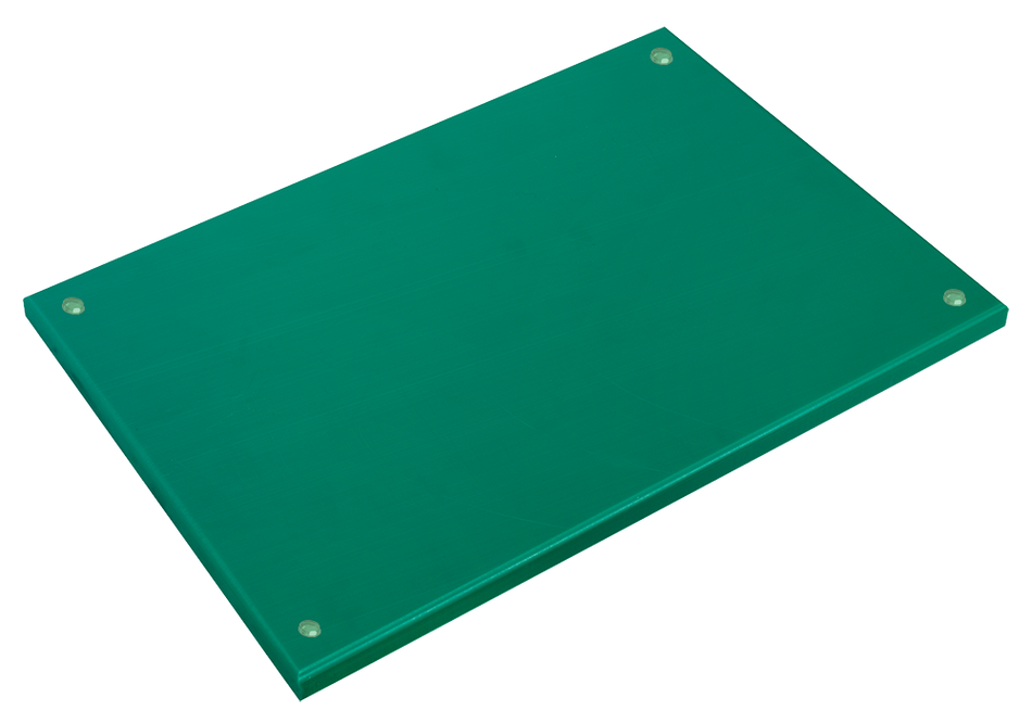 Plaque de découpe en polyéthylène vert P500