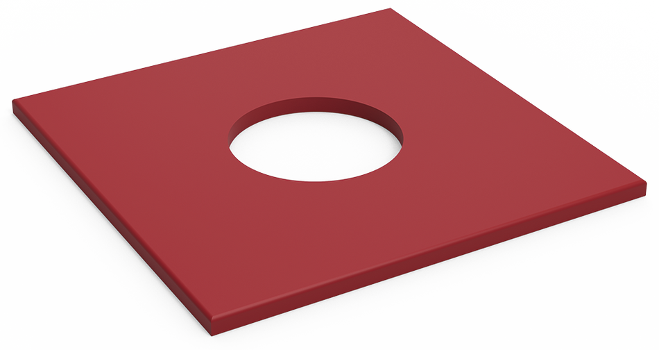 Faire trou à plaque en polyethylène pour rayonnage inox Imagine ©