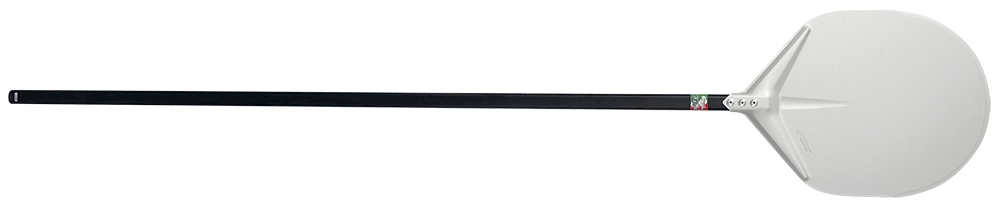 Pelle ronde en aluminium pour four