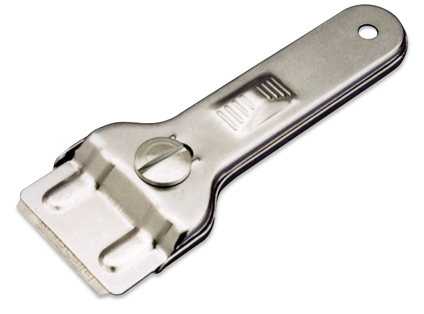 Grattoir inox pour vitrocéramique