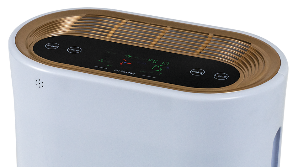 Purificateur d'air avec filtre HEPA et lampe UV jusqu'à 60 m2