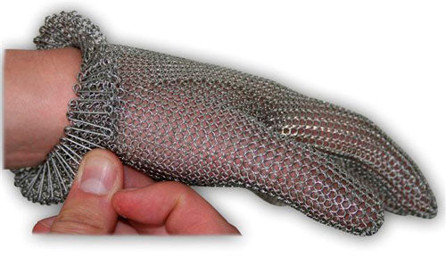 Gant de boucher en maille inox autorégla