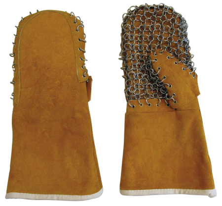 Moufle anticalorique de sciage ignifuge jusquà 500º (paire), taille unique