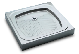 Plateaux douche inox