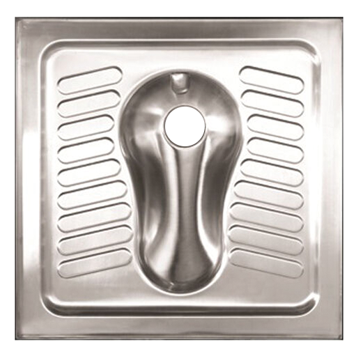 Toilette turca in acciaio inox 