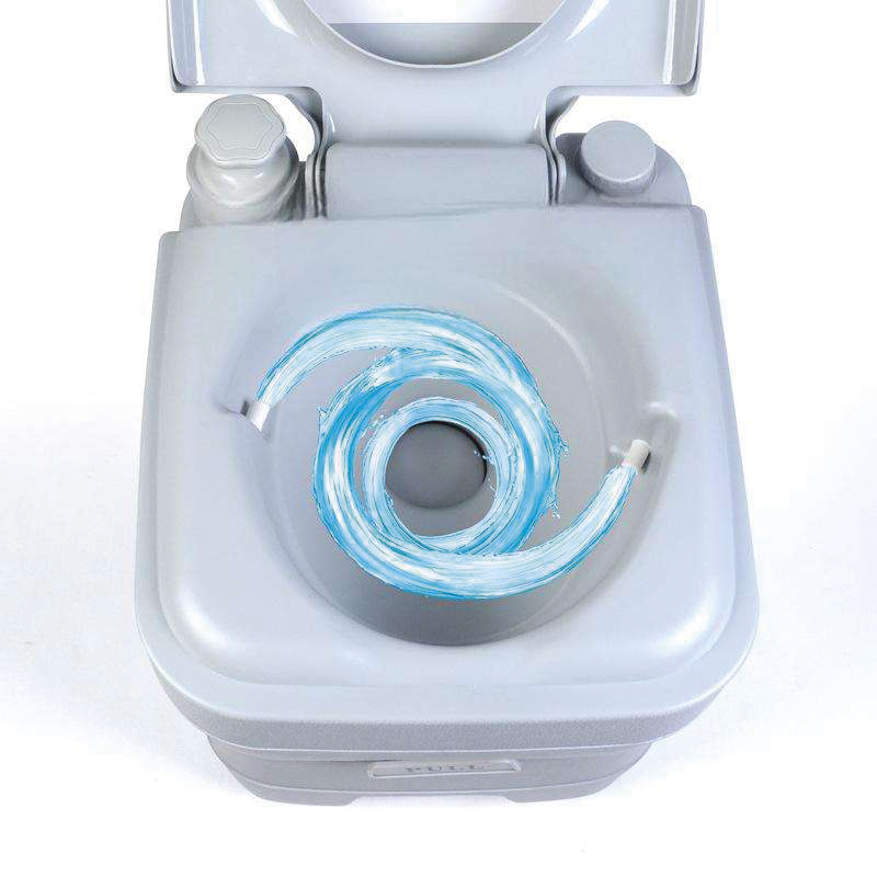 20 L portable toilet with tank - Self-contained toilet 