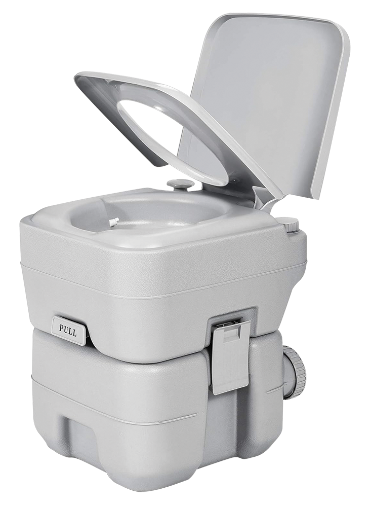 20 L portable toilet with tank - Self-contained toilet 