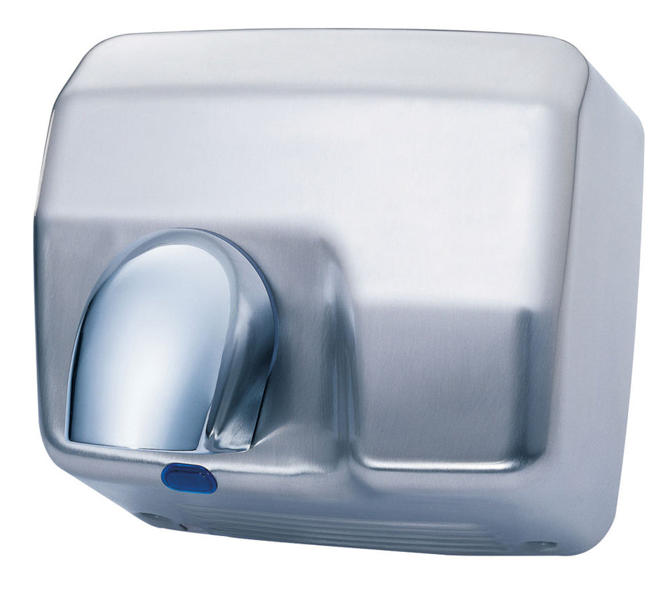 Sèche-mains optique inox satiné avec tuy