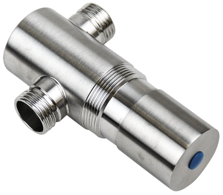 Bouton poussoir inox temporisé 1/2" M-M (remplace 460410)