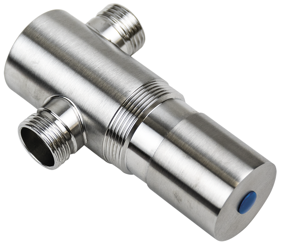 Bouton poussoir inox temporisé 1/2" M-M (remplace 460410)