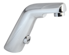 Battery-powered electronic faucet on table