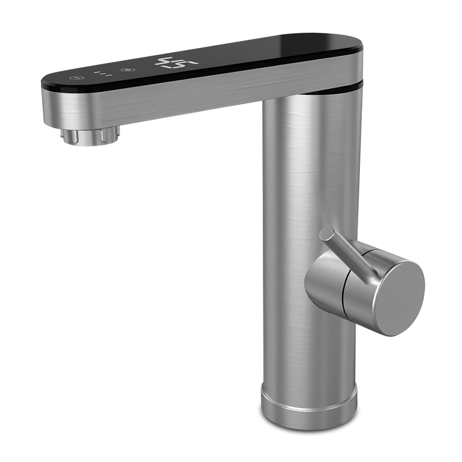 Robinet électrique en acier inoxydable avec chauffe-eau instantané