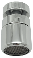 Adjustable chrome aerator for faucet