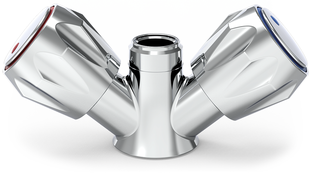 Dual Funnel Inlet Double inlet valve | Lioninox