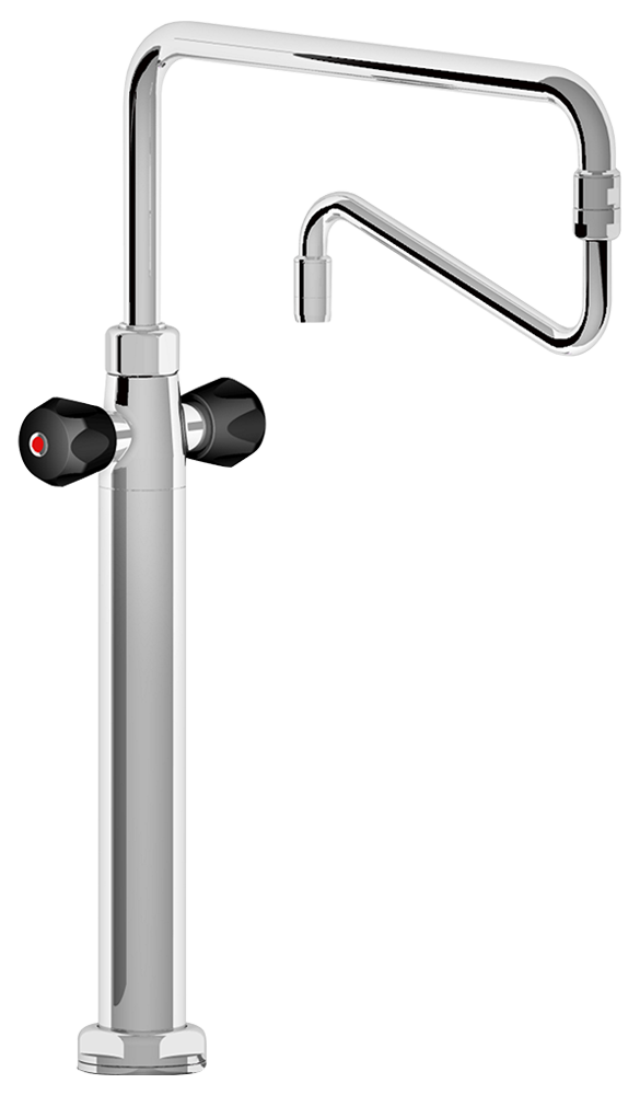 Robinet orientable sur colonne manette i