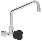 Wall-mounted single water tap with iso handle