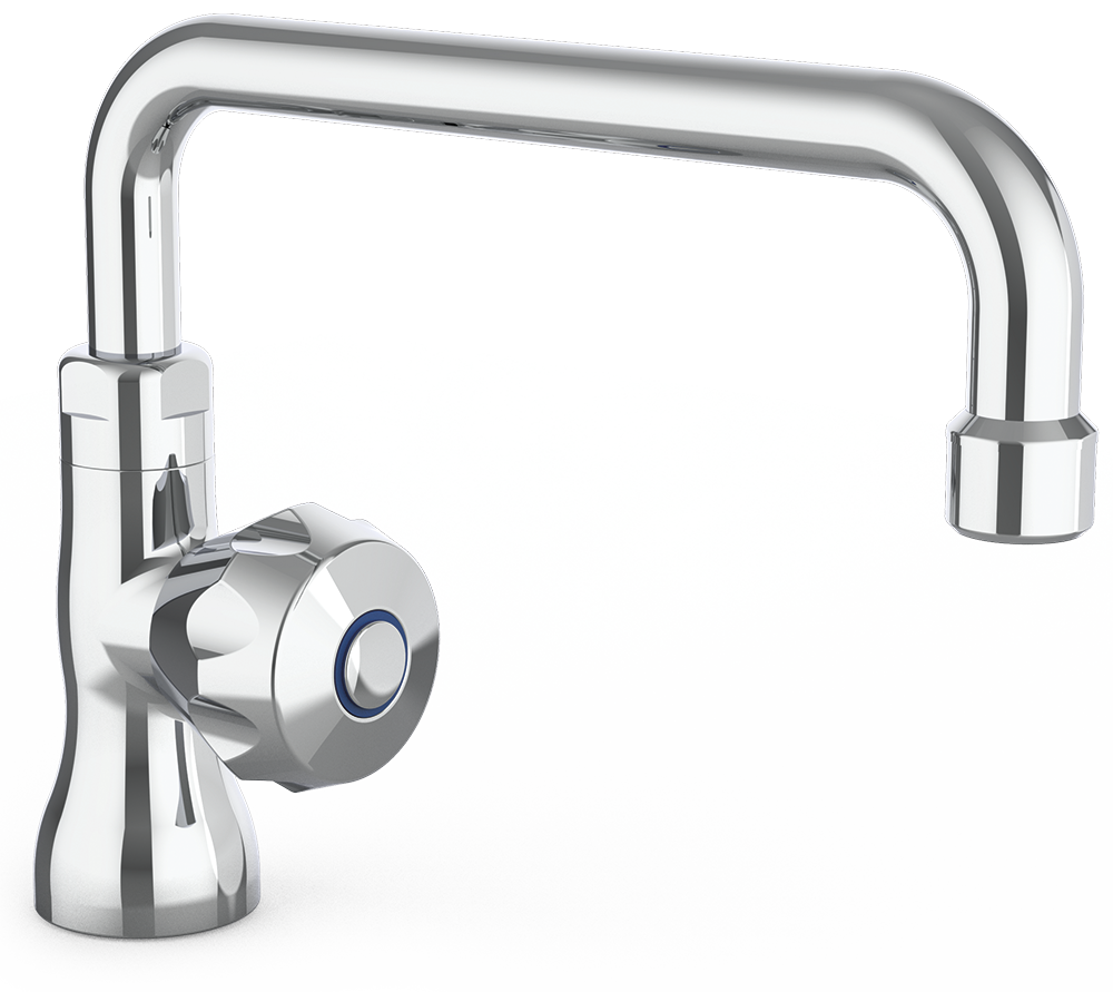 Robinet giratoire extra-bas à une eau