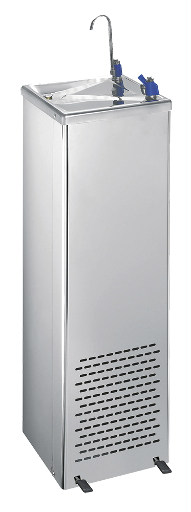 Cold+ refrigerated cold water fountain with pedal 