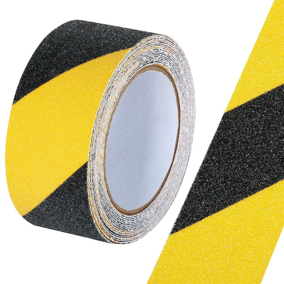 Yellow/black adhesive non-slip tape