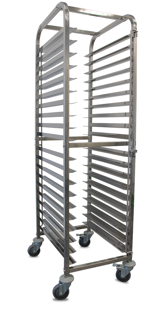 Chariot pour plateaux Euronorm avec 20 niveaux