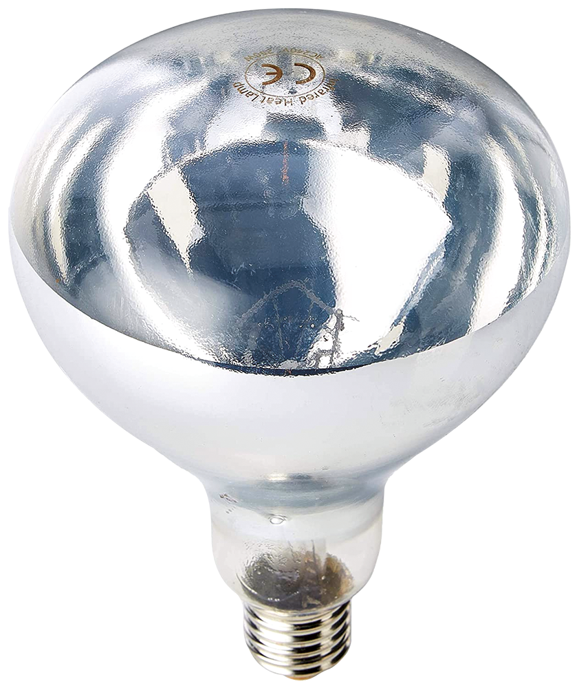 Ampoule chauffante incassable à lumière blanche ES-250W