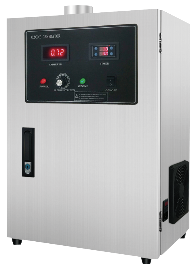 Ozone generator for industrial kitchen hood