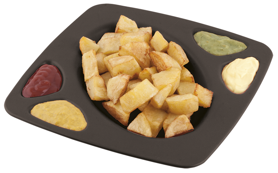 Plat a frites 4 sauces
