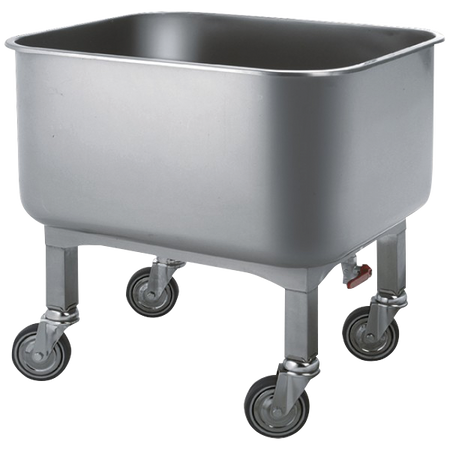 Chariot de lavage en acier inoxydable