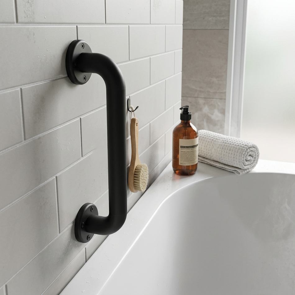 Gerader Haltegriff aus Edelstahl 300 mm – Black Series