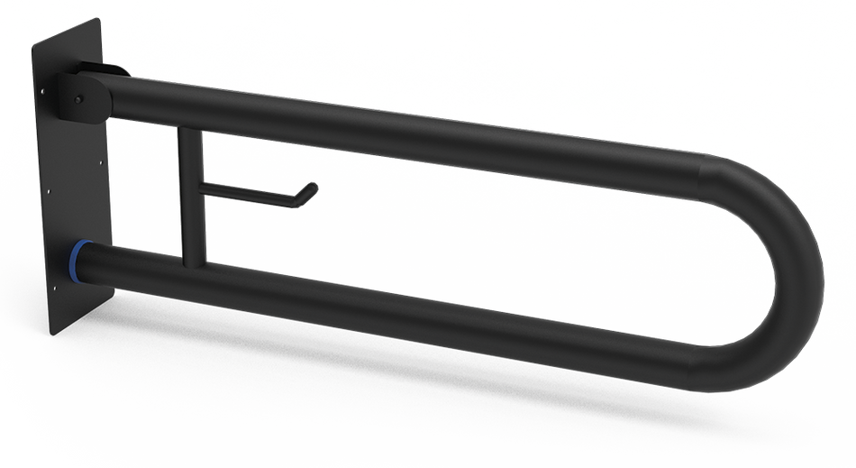 Vertikaler klappbarer Haltegriff aus Edelstahl 700 mm – Black Series