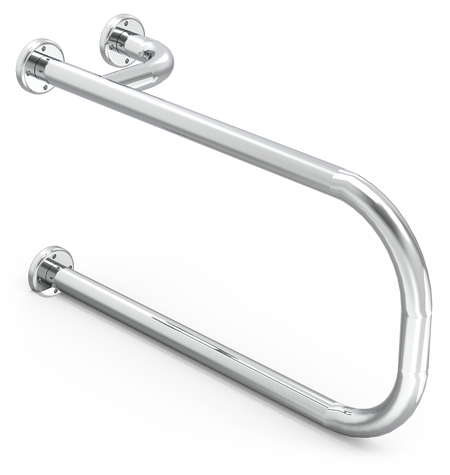 Barre d´appui inox murale pour lavabo