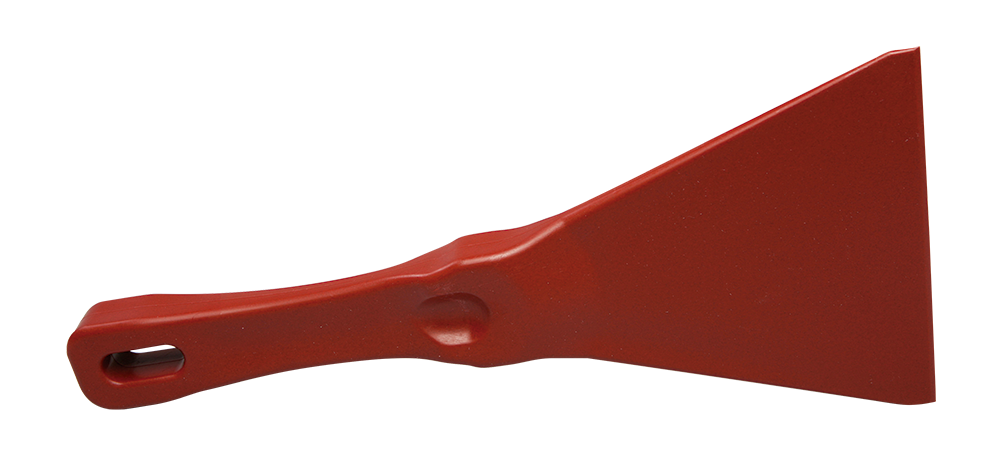 Spatule plastique, métal détectable, rou