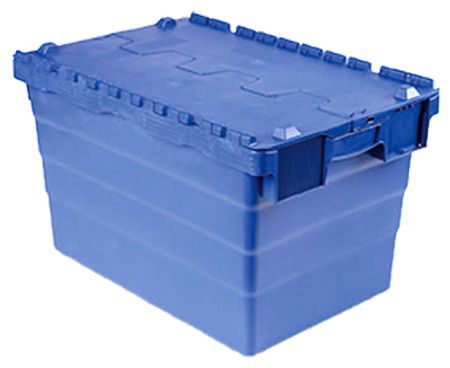 Boîte de distribution empilable avec couvercle