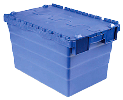 Boîte de distribution empilable avec couvercle
