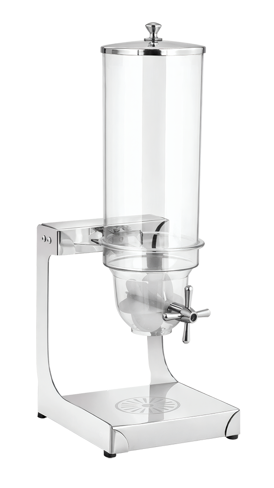 Distributeur professionnel de nourriture sèche par gravité - inox, 3,5 litres