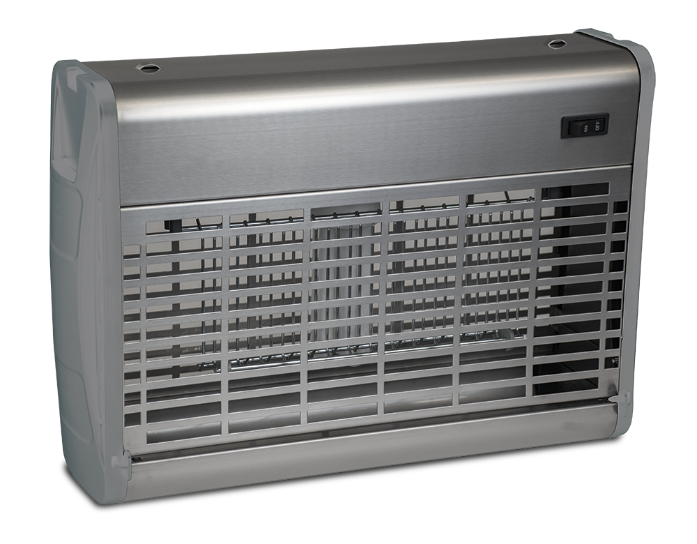 Tue mouches électrique inox à grille électrique 50 m2 sèrie UK-50 LED (remplace 485844)