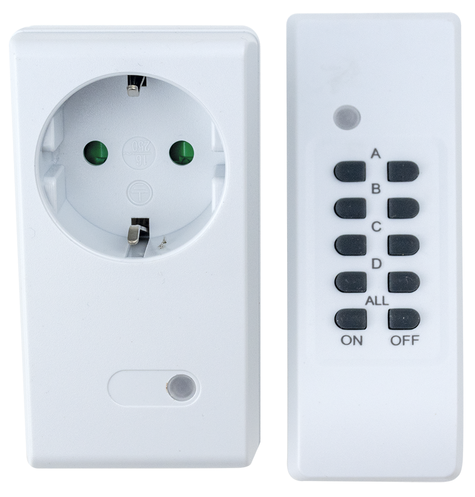 Universal remote control electrical outlet | Lioninox