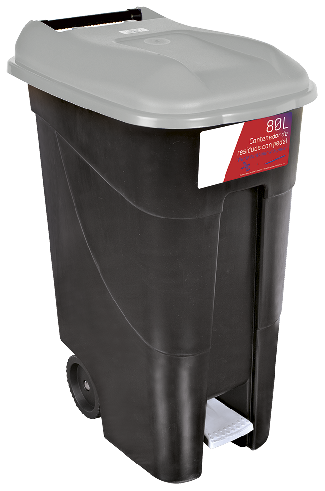 Conteneur à déchets 80L série GO Gris