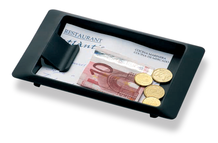 Porte-pourboire rectangulaire avec clip